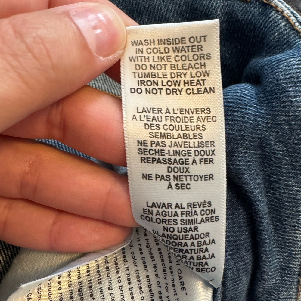 Good American destroyed jeans size 16 - Picture 6 of 6